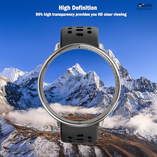 6-Pack Compatible for Amazfit Active 2, HD Clear Flexible TPU Film, Bubble Free Full Coverage, Easy Install Kit for Amazfit Active 2 Screen Protector - size: RM6-Amazfit Active 2-US