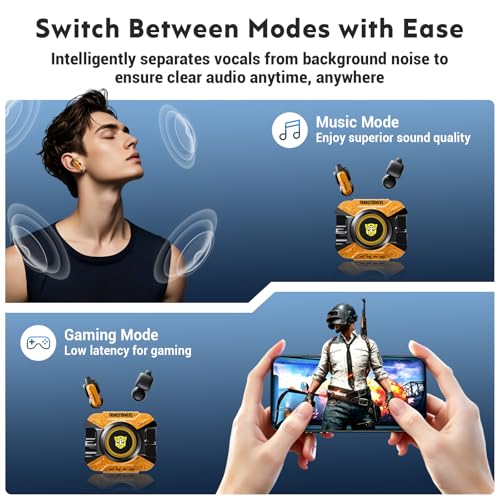 Transformers Clip-On Earbuds (Bumblebee Yellow) - color: Bumblebee Yellow