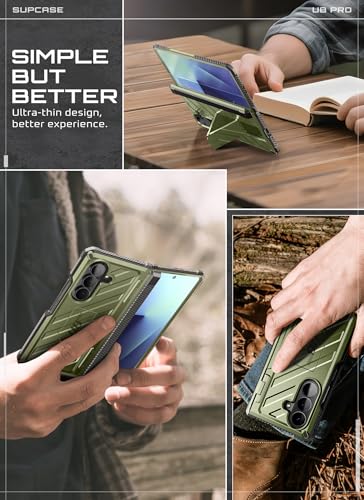 SUPCASE for Samsung Galaxy Z Fold 7 Case with Built-in Kickstand, Guldan - color: Guldan