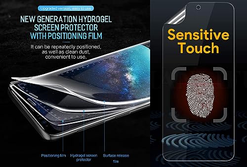 Anti-fingerprint Matte Hydrogel Film for Samsung Galaxy S26 Ultra 5G 6.9" 2026 Flexible Screen Protector TPU Fingerprint Unlock Anti-Glare Anti-reflective Not Tempered glass - color: S26 Ultra 5G 6.9" 2026