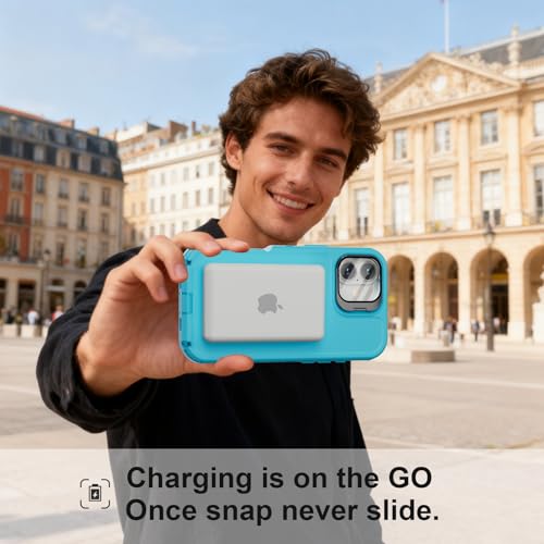 Follaroma for iPhone 16 Case with Magnetic,Heavy Duty Case,6.1'',Teal - color: Teal, size: iPhone 16 6.1''