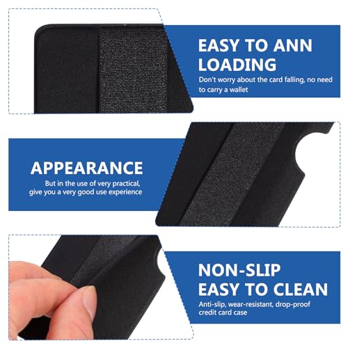 Phone Back Pocket Card Holder Self Adhesive Stretch Fabric for Bank Cards