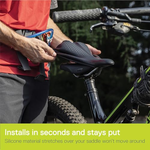 Delta Bicycle Phone Mount and HexAir Touring Peloton Seat Cushion Bundle Cycle - Bike Phone Mount Handlebar Fits Any Phone Or iPhone Up to 3.5" x 7.8" - Bike Seat Cover with Innovative Hexair Tech - style: Bike Phone Holder + HexAir Touring Seat Cover
