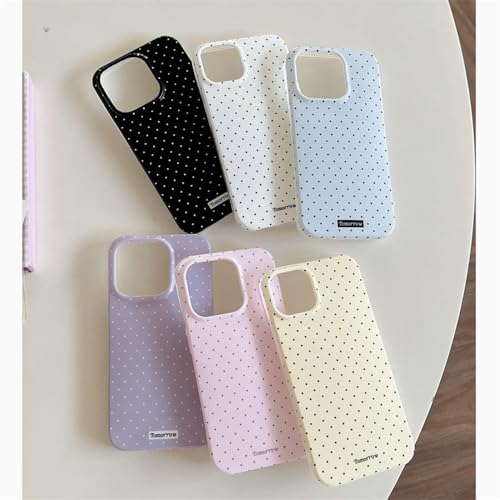 inewateri Compatible with iPhone 11 Pro Max Case with Cute Fashion Polka Dot Aesthetics Design Simple Cases for Soft TPU Slim Protection Cover-Yellow - color: Yellow, size: iPhone 11 Pro Max