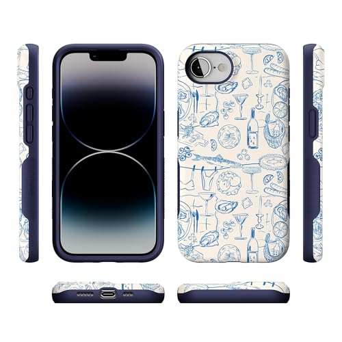 Casely iPhone 16e Case | Amalfi Aperitivo | Dolce Vita | Bold Protective Design | Compatible with MagSafe - color: Amalfi Aperitivo | Dolce Vita