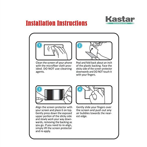 Kastar iPhon 4S/4G/4 Screen Protector (1-PACK), Premium Tempered Crystal Clear Glass Screen Protector for iPhon 4S, iPhon 4G, iPhon 4 AT&T, T-Mobile, Sprint, Verizon Smartphone (1-PACK)