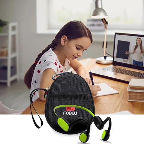 FBLFOBELI Kids Headphone Case for BAICLUD/Mehomeli/JusTalk/iClever/LOBKIN - color: Green
