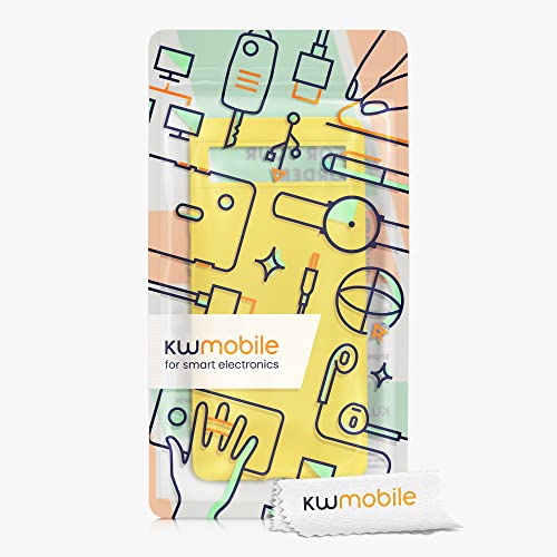 kwmobile Case Compatible with Google Pixel 6a Case - Soft Slim Protective TPU Silicone Cover - Radiant Yellow - color: Radiant Yellow