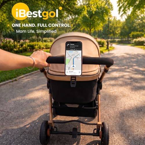 Magnetic Stroller Phone Holder, Compatible with MagSafe