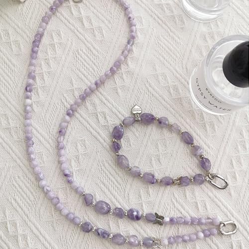 Phone Crossbody Chain CellPhone Lanyard,Universal Phone Chain Strap with Tether Patches Compatible with Most Phones (X) - color: X