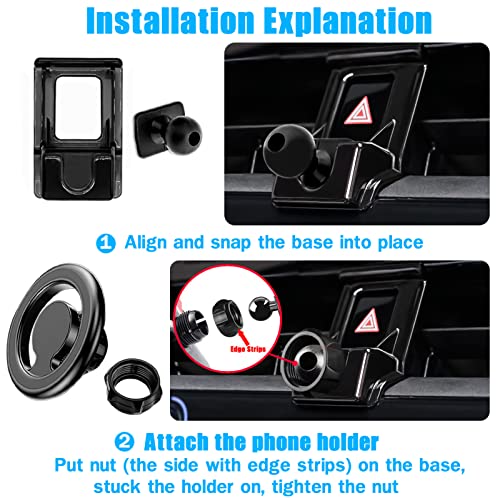 Car Phone Holder, Vent Magsafe Mount for Toyota Corolla 2020-2024