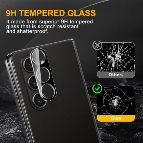 3 Pack Camera Lens Protector for Samsung Galaxy Z Fold 5 - size: Galaxy Z Fold 5