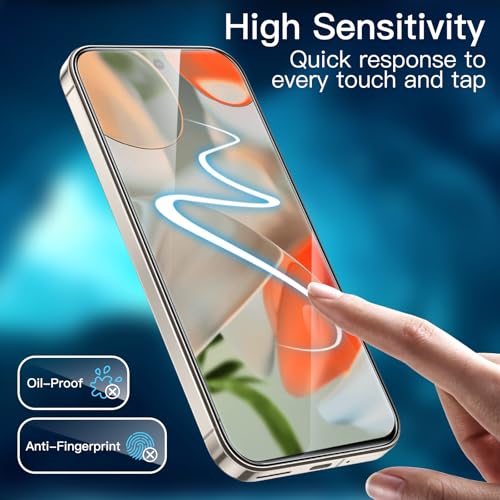 JETech Screen Protector for Google Pixel 9 Pro XL, 2+2 Pack - size: Pixel 9 Pro XL