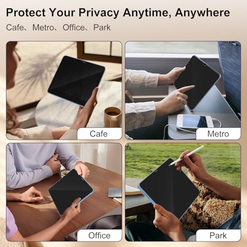 360° 4 Way Privacy Screen Protector for iPad Pro 11 inch M5 M4 - color: iPad Pro 11" 6th/5th Gen