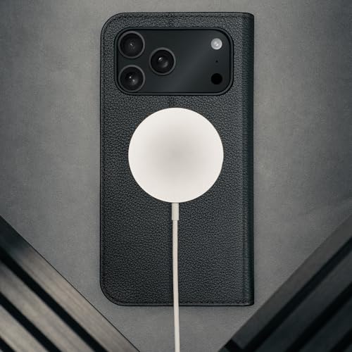 TORRO Leather Case Compatible with iPhone 17 Pro Max 6.9" 2025 - Premium Leather Wallet Flip Case with Kickstand and Card Slots (Compatible with Official MagSafe Chargers) - Black - color: Black, size: iPhone 17 Pro Max