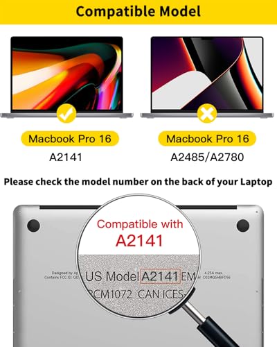 F FORITO 360° Privacy Screen Protector Compatible with MacBook Pro 16 inch (2019, 2020), Anti Peeping, Anti Glare and Scratch Resistant Laptop Privacy Screen Shield - size: MacBook Pro 16 Inch (2019-2020)