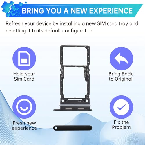 for Samsung Galaxy A34 Sim Card Tray Replacement Graphite
