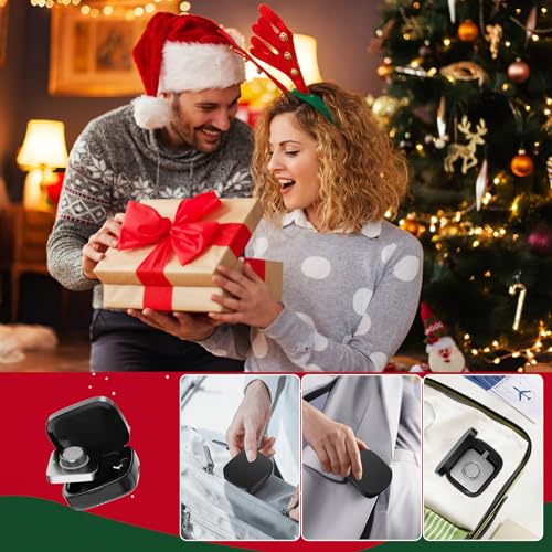 Charging Case Compatible with Oura Ring Gen 5/4/3 Official Charger, Portable Wireless Charging Box with 1000mAh Capacity, Fits All Ring Sizes, 30-Day Runtime (Official Charger Not Included) - color: Black