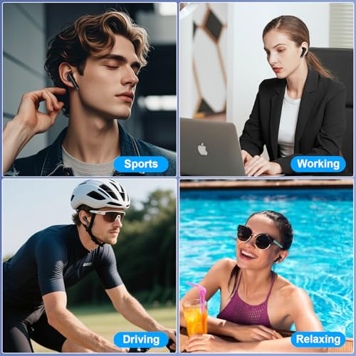 Wireless Earbuds Bluetooth Headphones for Samsung Galaxy S26 S25 Ultra S24 - color: Black