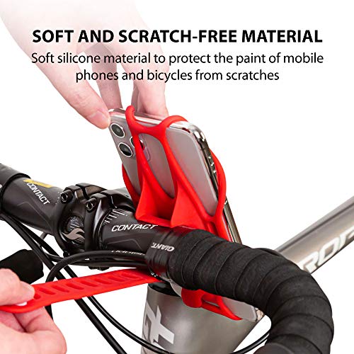 Bone Bike Tie 3, Universal Bike Phone Handlebar Mount for 5.8"-7.2" Phones - color: Bike Tie 3 - Black