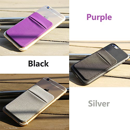 Fulgamo Phone Wallet Stick on,Card Holder for Phone Case,Phone Card Holder