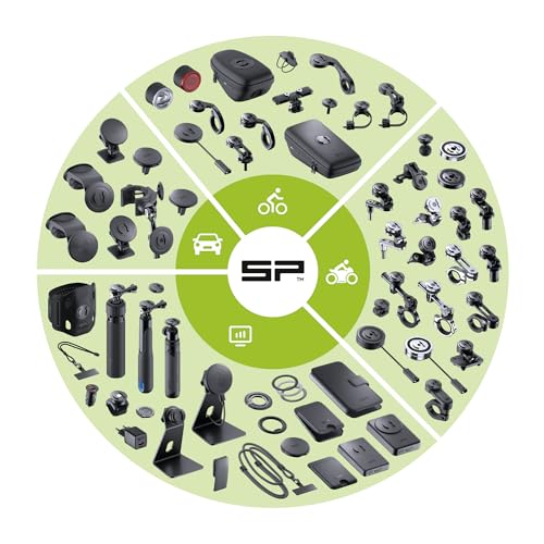 SP CONNECT Universal Bicycle Mobile Phone Holder | Smartphone Bracket Mount for Mountain & Road Bikes Patented Twist Lock, Strong Clamp-Grip | SPC+