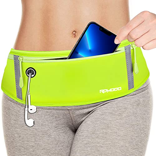 Running Belt for Women, Running Fanny Pack Water Resistant, Green - color: 13-Fluorescent Green