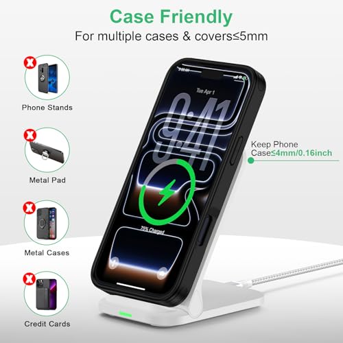 Samsung Wireless Phone Charger for Android Samsung Galaxy S26Ultra/S26+/S26