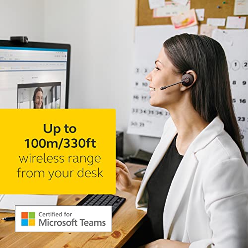 Jabra Engage 65 SE (Second Edition) Wireless Headset, Convertible – Telephone Headset with Industry-Leading Wireless Performance, Advanced Noise-Cancelling Microphone, All Day Battery Life - Black - style: Convertible