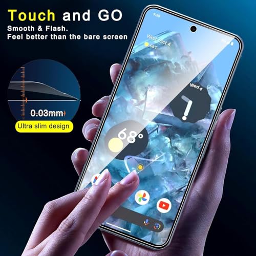 Ferilinso Privacy Screen Protector for Google Pixel 8 Pro, Tempered Glass - size: Google Pixel 8 Pro 6.7 INCH