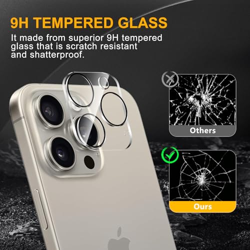 3 Pack Camera Lens Protector for iPhone 14 Pro Max/15 Pro Max - size: iPhone 14 Pro/ 14 Pro Max