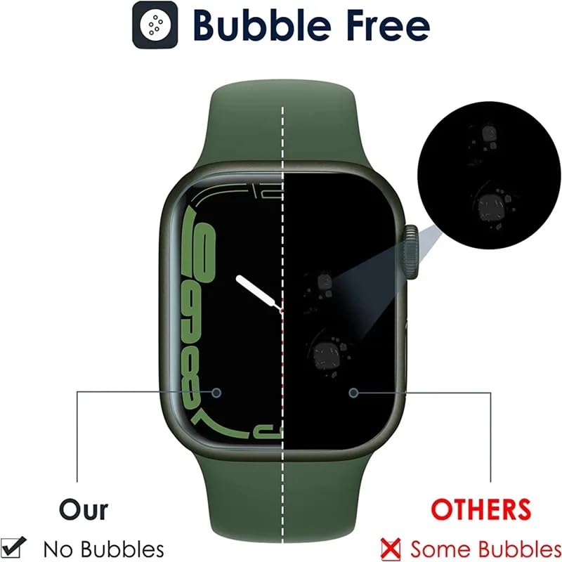 5Pcs Hydrogel Film Screen Protector Compatible With Popglory 1.85" Smartwatch Soft HD Clear TPU Film Touch Sensitive, Self-Healing, Anti-Scratch, Ultra-Thin, Easy Installation