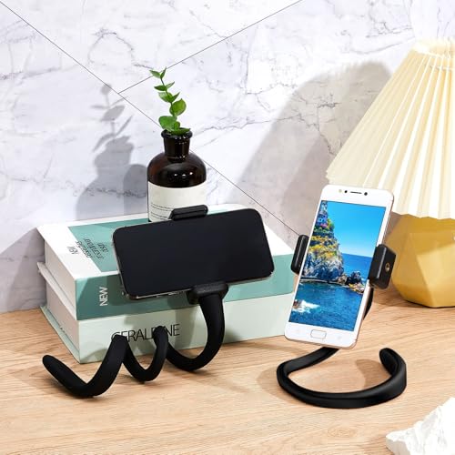 Amylove 2 Pcs Stroller Phone Holder Universal Stand, Black, Novel - style: Novel