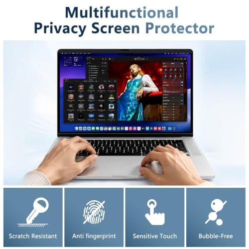 STARY Magnetic Privacy Screen for MacBook Pro 16 Inch (2021-2026,M1-M5) - size: MacBook Pro 16" 2021-2026