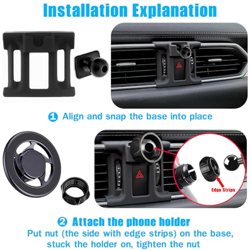 Car Phone Magsafe Holder, Air Vent Stand for Mazda CX-5 2017-2025
