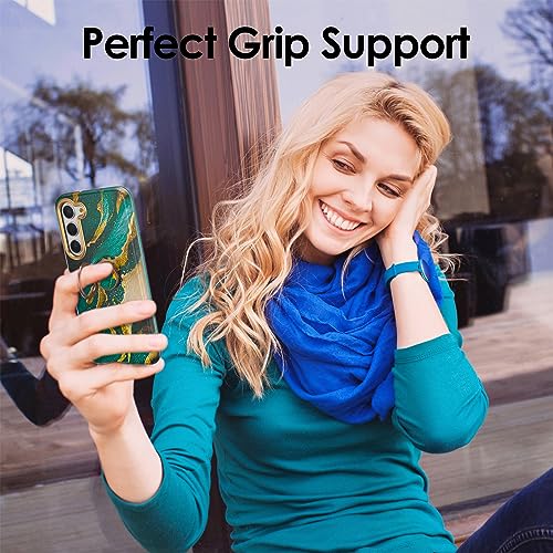 Phone Ring Grip Holder, 360° Rotation Cell Phone Grip Stand, Finger Ring Stand, Metal Finger Ring Grip Kickstand Compatible with iPhone 17 Pro Max 16 15 14 13 12 Magsafe Accessories, Green - color: Dream Green