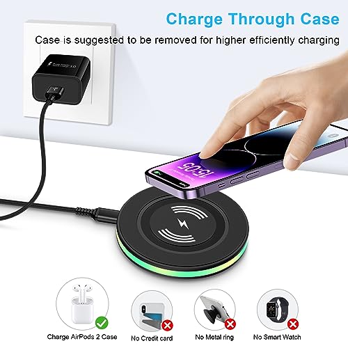 Wireless Charger Samsung Fast Charging Pad Wireless Phone Charger for