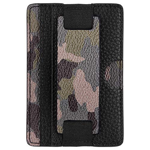 Case-Mate - Stick On Credit Card Wallet - Phone Holder - Loop Pockets - Ultra-Slim Card Holder - Finger Loop for Secure Hold - fit - Apple – iPhone – Samsung – Galaxy – Camo - color: Camo Loop