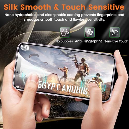 Lesakit 3+3 Pack Privacy Screen Protector for iPhone 14 Plus 6.7-Inch with 3 Pack Camera Lens Protector, Anti Spy Tempered Glass Film 9H Hardness Bubble Free Case Friendly - size: iPhone 14 Plus