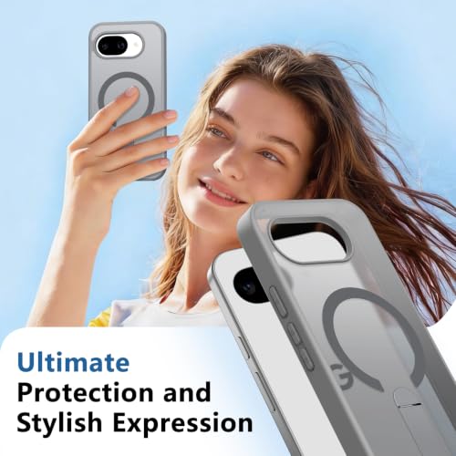 for Google Pixel-10A Case Slim Fit & Matte Translucent, Gray - color: Gray, size: Pixel 10A 6.3"