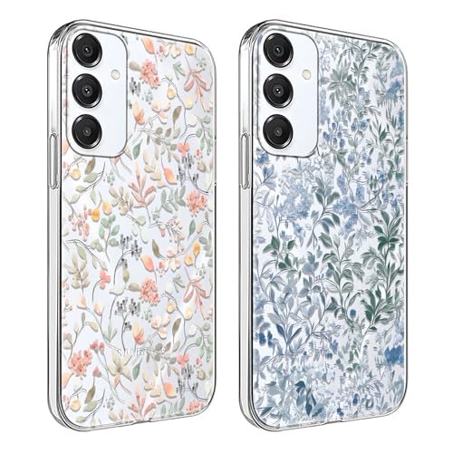 Case for Samsung Galaxy A16 5G Clear, 2 Pack - color: Flower Sage, size: Samsung Galaxy A16 5G