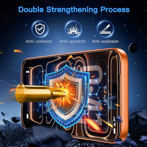 Uyiton for iPhone 17 Pro Max Screen Protector (Anti-Blue Light) - size: iPhone 17 Pro Max - 6.9 inch