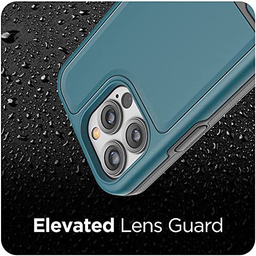 Encased Rebel Designed for iPhone 13 PRO Belt Clip Case (2021) Protective Shockproof Case with Holster (Ocean Blue) - color: Blue, size: iPhone 13 Pro