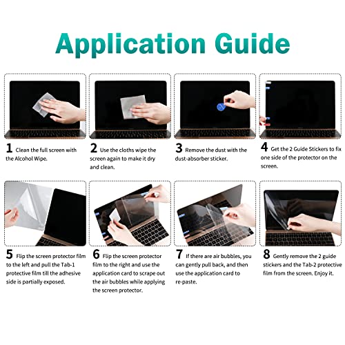 F FORITO 2-Pack 17.3 inch 16:9 Anti Blue Light Matte Laptop Screen Protector, Compatible with 17.3” HP/Lenovo/Acer/ASUS/MSI Laptop, Anti Glare Anti Scratch - size: 17.3 Inch (Diagonal) - 16:9 Aspect Ratio