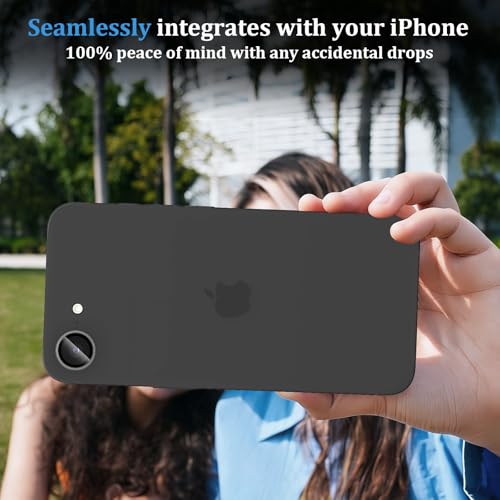 (3 Pack) Camera Lens Protector for iPhone 17e / iPhone 16e,Military Grade Shatterproof,Anti Scratch, Bubble Free,Tempered Glass Screen Protector - color: Clear-2