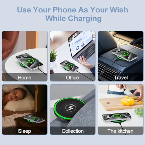 Fast Wireless Phone Charger for Motorola Razr 2024/Edge 2024/G Power 2025/