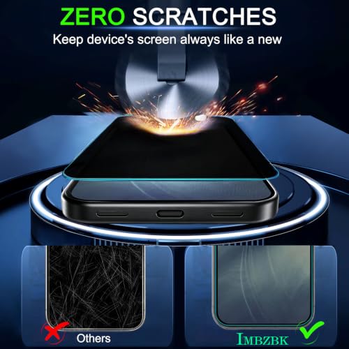 IMBZBK Privacy Screen Protector for Google Pixel 11 Pro XL, 3+3 Pack - color: Pixel 11 Pro XL-Black