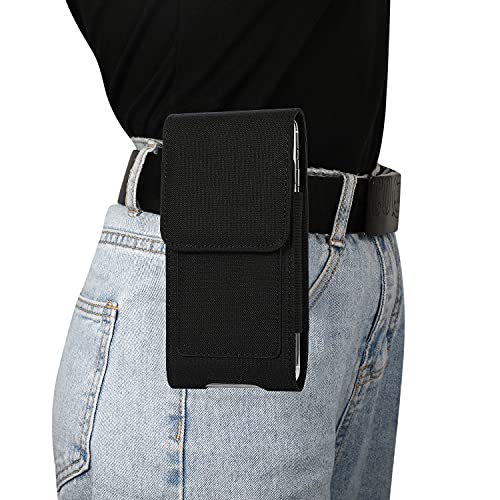 Phone Holster for Motorola Moto G Power 2026 2025 2024 G Play G Stylus G 5G Samsung Galaxy A14 A05 A06 A07 A13 A23 S21 Ultra Nokia G50 OnePlus Nord N30 5G Cell Phone Belt Clip Case Pouch Holder (XL) - size: XL
