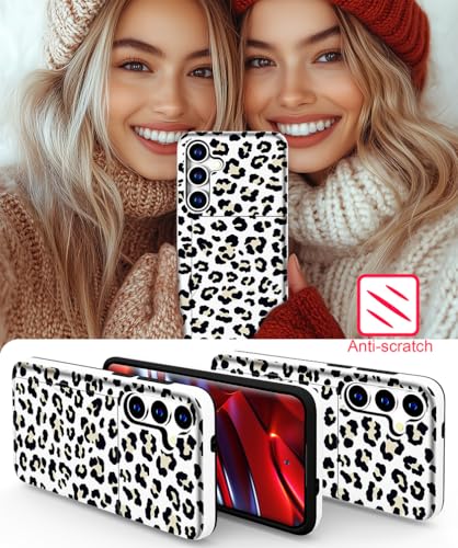 for Samsung Galaxy S24 / S25 Case - Black Leopard Dot - color: Black Leopard Dot