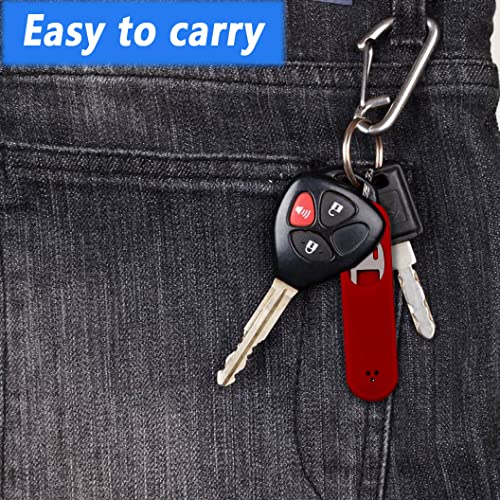 6 Pack SIM Card Removal Tool, Sim Card Tray Opening Tool Eject Pins Needle Opener Ejector Compatible with All iPhone Apple iPad HTC Samsung Galaxy Cell Phone Smartphone Watchchain Link Remover - color: Red+Black